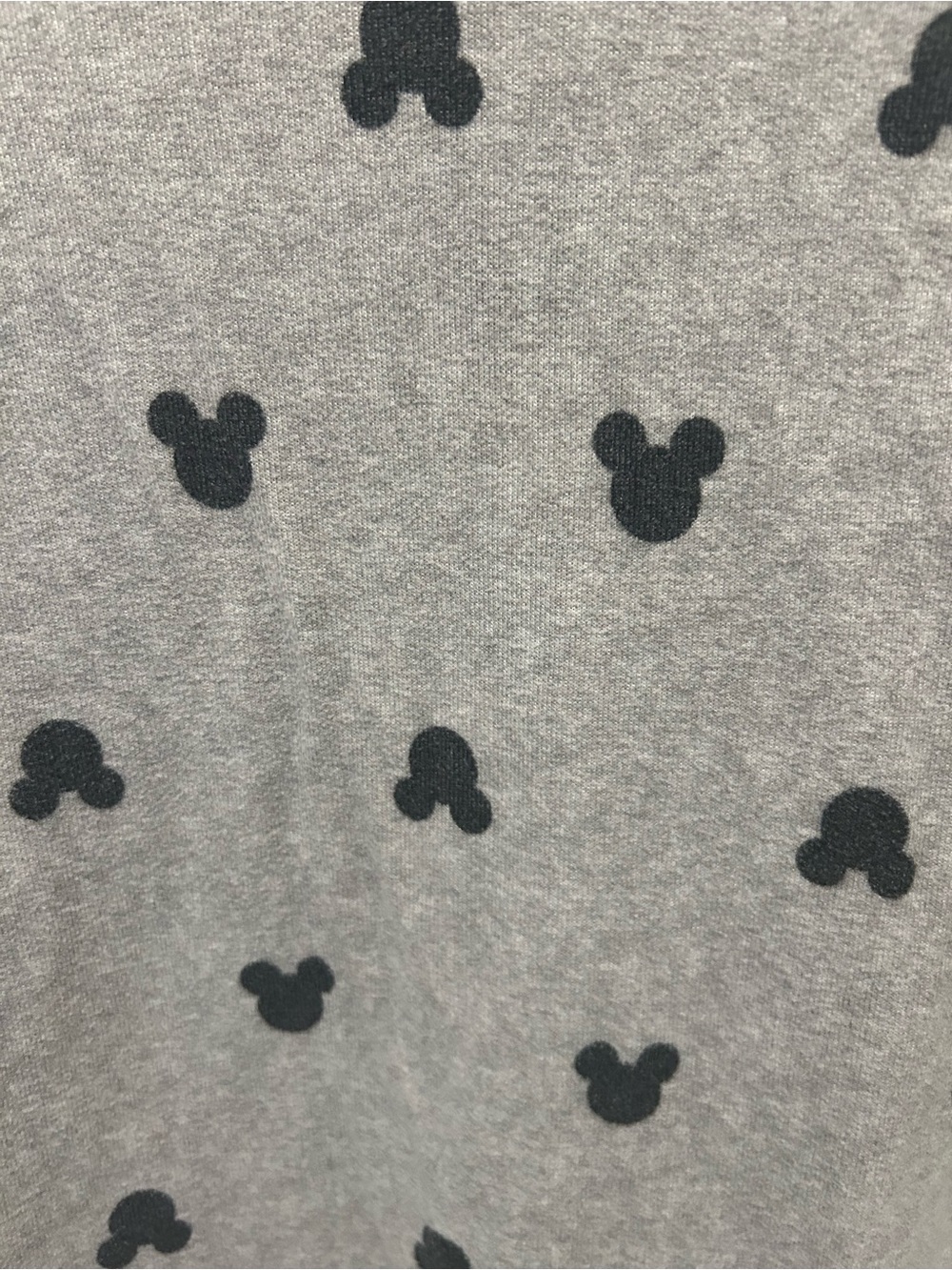 Disney Grey and Black Mickey Print Women's Pajama Set - Picture 6 of 6